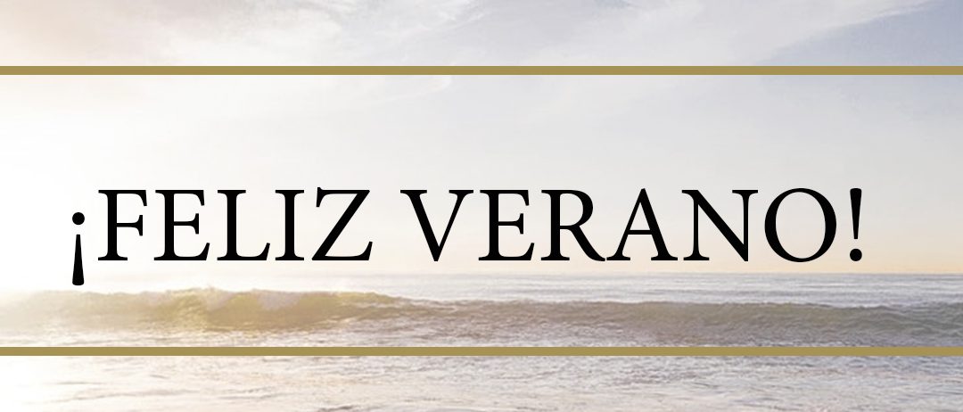 ¡Todo el equipo de Gómez de la Flor os deseamos un feliz verano!