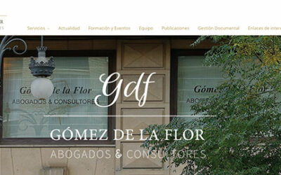 Nueva imagen Gómez de la Flor: Logotipo y página web