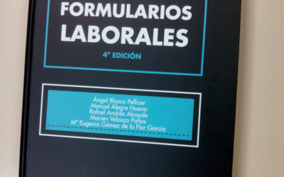 Gómez de la Flor colabora en la 4ª edición del libro de Formularios Laborales que edita Tirant Lo Blanch.