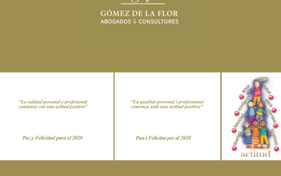 Desde Gómez de la Flor os deseamos una feliz Navidad y feliz 2020